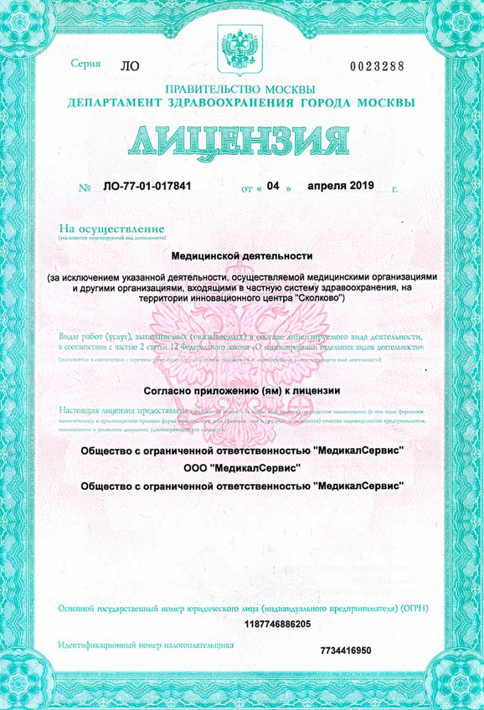 Лицензия 1